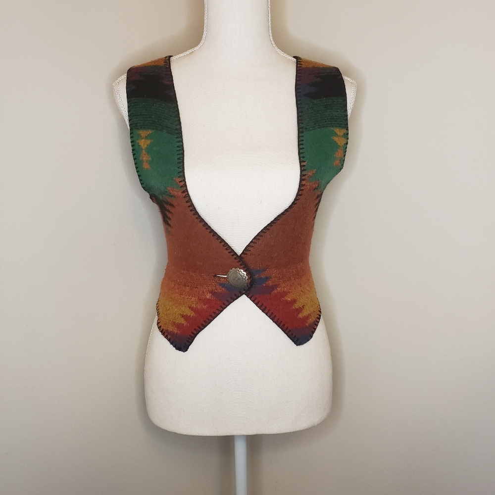 Vintage Southwestern Style Vest